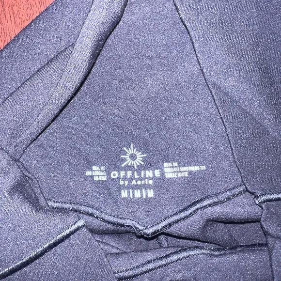 Aerie dark grey High-Waisted Leggings 7/8 - Picture 2 of 5